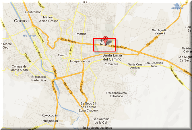 Localización física de Facturación Electrónica de Oaxaca